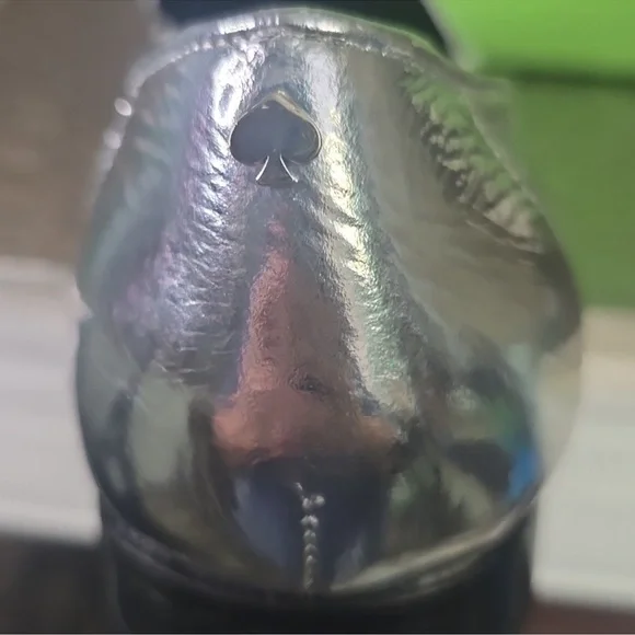 NIB Kate Spade New York Metallic Silver Genevieve Loafers Size 9.5 - Picture 4 of 9